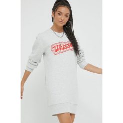 Superdry sukienka kolor szary mini prosta. Szare sukienki Superdry, na co dzień, l, bez wzorów, z dzianiny, bez kołnierzyka, bez ramiączek, maxi. Za 419.99 zł.