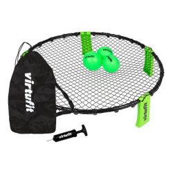 Roundnet Pro - RN90 - Z 3 piłkami i torbą do przechowywania. Zielone torby sportowe VIRTUFIT, bez wzorów, z materiału, duże. Za 201.00 zł.