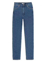 Wrangler Dżinsy - Regular fit - w kolorze niebieskim rozmiar: W31/L34. Niebieskie jeansy Wrangler, l, z aplikacjami, z podwyższonym stanem. Za 136.13 zł.