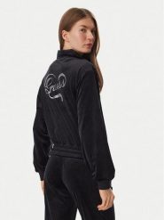Guess Bluza V6BQ08 K6302 Czarny Regular Fit. Czarne bluzy bez kaptura Guess, m, z aplikacjami, z syntetyku, bez kaptura. Za 344.99 zł.