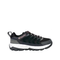Buty do wędrówek Columbia z wodoodpornej syntetycznej skóry. Czarne buty trekkingowe Columbia, z materiału, bez zapięcia. Za 411.90 zł.