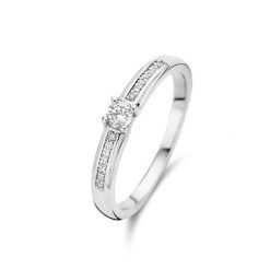 Isabel Bernard Pierścionek Isabel Bernard De La Paix Madeline - białe złoto - diament 0.20 karata Pierścionki 1 ct Damski. Białe pierścionki Isabel Bernard, z diamentem, złote. Za 2,237.99 zł.