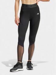 Adidas Legginsy Hyperglam IN9298 Czarny Slim Fit. Czarne legginsy adidas, bez wzorów, z syntetyku, sportowe. Za 229.99 zł.