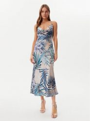 Guess Sukienka codzienna W5GK85 WH9C2 Niebieski Regular Fit. Niebieskie sukienki Guess, na co dzień, xs, z aplikacjami, z syntetyku, bez kołnierzyka, bez ramiączek, proste. Za 469.99 zł.
