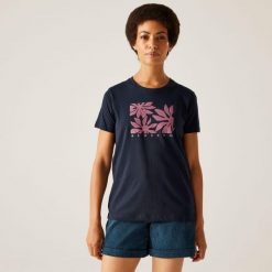 Koszulka sportowa damska Filandra VIII. Niebieskie t-shirty sportowe Regatta, bez wzorów, bez ramiączek. Za 130.50 zł.