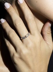 Maison héritage PARIS Złoty pierścionek "Eclat Joli" z diamentami rozmiar: 60. Żółte pierścionki maison héritage PARIS, z diamentem, złote. Za 1,892.99 zł.