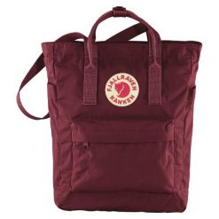 Torba Fjallraven Kanken Totepack - ox red. Czerwone torby na laptopa Fjällräven, bez wzorów, z materiału. Za 393.79 zł.