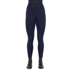 Damskie legginsy jeździeckie z pełną przyczepnością Imperial Riding Comfi Sparks. Czarne legginsy IMPERIAL RIDING, bez wzorów, z materiału. Za 377.00 zł.