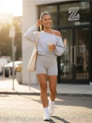 Dresowa bluza z asymetrycznym dekoltem Gym Hard - szary. Szare bluzy Sinsay, l, bez wzorów, z dresówki, bez ramiączek, bez kaptura. Za 39.99 zł.