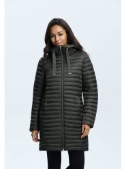 LUHTA Płaszcz pikowany "Hietois" w kolorze czarnym rozmiar: 34. Czarne płaszcze Luhta, bez wzorów, bez kaptura. Za 257.31 zł.