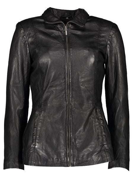 7eleven Skórzana kurtka w kolorze czarnym rozmiar: 40. Czarne kurtki 7eleven, bez wzorów, ze skóry, bez kaptura. Za 384.71 zł.