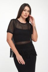 Sweter damski z frędzlami JOSEPH RIBKOFF. Swetry Joseph Ribkoff, m, bez wzorów, bez ramiączek. Za 689.00 zł.