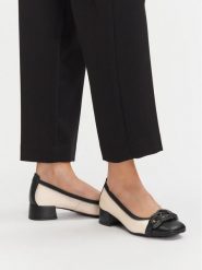Hispanitas Czółenka CHI254349 Biały. Białe czółenka Hispanitas, bez wzorów, ze skóry, bez obcasa, bez zapięcia. Za 332.99 zł.