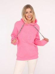 Zwillingsherz Bluza "Nelina" w kolorze jasnoróżowym rozmiar: L/XL. Różowe bluzy Zwillingsherz, l, bez wzorów, z bawełny, bez ramiączek, z kapturem. Za 224.52 zł.