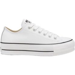 Trampki Converse Chuck Taylor All Star Lift, Dla obu płci. Białe trampki Converse, bez wzorów, retro, bez zapięcia. Za 590.00 zł.