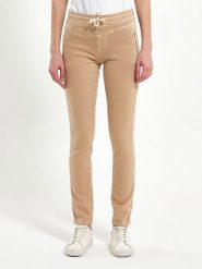 LTB Spodnie "Naroso" w kolorze szarobrązowym rozmiar: S. Brązowe spodnie materiałowe LTB, bez wzorów, z materiału. Za 101.23 zł.