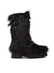 Jenny Fairy Kozaki APRES-WS02 Czarny. Czarne kozaki Jenny Fairy, bez wzorów, z materiału, bez obcasa, na płaskiej podeszwie, bez zapięcia. Za 279.99 zł.