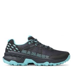 Trekkingi Mammut. Czarne buty trekkingowe Mammut, z gore-texu, bez zapięcia. Za 479.99 zł.
