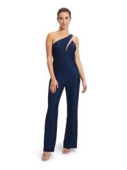 Vera Mont Kombinezon w kolorze granatowym rozmiar: 36. Niebieskie kombinezony Vera Mont, bez wzorów, bez kołnierzyka, bez ramiączek. Za 174.84 zł.
