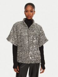 Bruuns Bazaar Marynarka Carly BBW4046 Srebrny Regular Fit. Szare marynarki i żakiety Bruuns Bazaar, bez wzorów, z syntetyku, bez ramiączek. Za 479.99 zł.