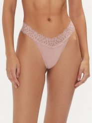 Calvin Klein Underwear Stringi 000QF7838E Różowy. Czerwone stringi Calvin Klein Underwear, bez wzorów, z syntetyku. Za 79.99 zł.