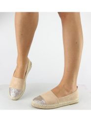 Foreverfolie Espadryle w kolorze khaki rozmiar: 36. Brązowe espadryle Foreverfolie, bez wzorów, bez obcasa. Za 74.81 zł.