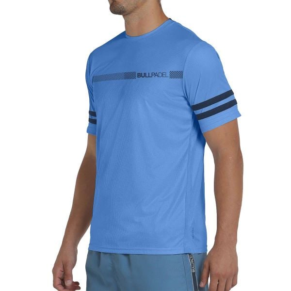 Bullpadel Berro T-shirt. Zielone t-shirty bullpadel, bez wzorów, sportowe, bez kołnierzyka, bez ramiączek. Za 155.25 zł.