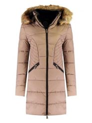 Canadian Peak Parka "Akapeak" w kolorze szarobrązowym rozmiar: XXL. Brązowe płaszcze Canadian Peak, xxl, bez wzorów, bez kaptura. Za 170.87 zł.