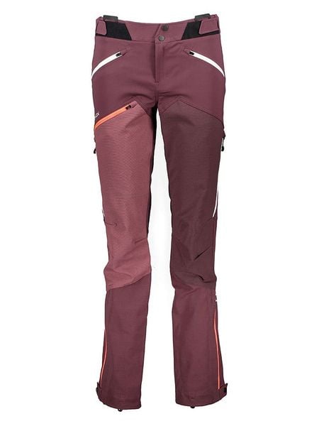 ORTOVOX Spodnie softshellowe "Westalpen" w kolorze czerwonym rozmiar: L. Czerwone spodnie dresowe ORTOVOX, bez wzorów, z wełny, outdoorowe. Za 834.60 zł.