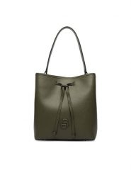 BOSS Torebka Anett Drawstring 50567602 Zielony ciemny. Zielone torebki klasyczne Boss, bez wzorów, ze skóry, bez dodatków. Za 764.99 zł.