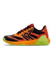 Buty halowe Hummel Algiz VI. Czarne buty treningowe Hummel, na wiosnę, bez wzorów, z materiału, bez zapięcia, do piłki ręcznej. Za 566.00 zł.