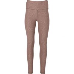 Damskie legginsy Athlecia Alma. Brązowe legginsy Endurance, bez wzorów, z materiału, eleganckie. Za 180.50 zł.