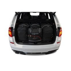 Torby Do Bagażnika Bmw X3 2010-2017 4Szt Kjust. Czarne torby podróżne KJUST, bez wzorów. Za 1,332.00 zł.