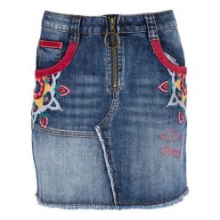 Desigual Spódnica Damska Zita, 26, Niebieska. Spódnice marki Desigual. W wyprzedaży za 277.00 zł.