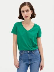 Gap T-Shirt 740140-50 Zielony Regular Fit. Zielone t-shirty GAP, l, bez wzorów, z bawełny, bez kołnierzyka, bez ramiączek. Za 69.99 zł.