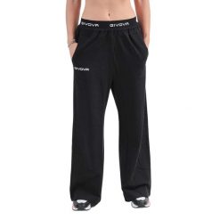 Damskie spodnie dresowe Givova. Czarne spodnie dresowe Givova, bez wzorów, z dresówki. Za 270.99 zł.