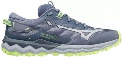 Buty do biegania w terenie damskie Mizuno WaveDaichi 7. Szare buty do biegania Mizuno, bez wzorów, z materiału, bez zapięcia, do biegania, mizuno wave. Za 786.00 zł.
