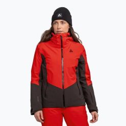 Kurtka narciarska damska Schöffel Safuna. Czerwone kurtki narciarskie Schöffel, na zimę, l, bez wzorów, z elastanu, bez kaptura, narciarskie, Venturi (Schöffel). Za 1,599.00 zł.