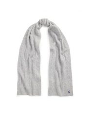 Polo Ralph Lauren Szalik 455956296004 Szary. Szare szaliki i kominy Polo Ralph Lauren, bez wzorów, z materiału. Za 679.99 zł.