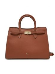 Aigner Torebka 133007 Brązowy. Brązowe torebki klasyczne Aigner, bez wzorów, ze skóry, bez dodatków. Za 3,799.00 zł.