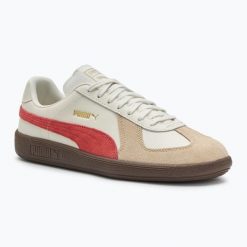 Buty PUMA Army Trainer warmgranola/astro. Brązowe buty sportowe lifestyle Puma, bez wzorów, sportowe, bez zapięcia. Za 209.99 zł.