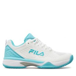 Buty do tenisa Fila. Białe buty treningowe Fila, bez wzorów, bez zapięcia, tenisowe. Za 339.99 zł.