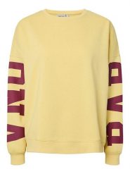 Pieces Bluza "Pcfany" w kolorze żółtym rozmiar: XS. Żółte bluzy bez kaptura Pieces, xs, bez wzorów, bez kaptura. Za 70.08 zł.