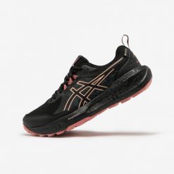 Buty do biegania w terenie damskie ASICS Gel Sonoma 8 GTX. Czarne buty do biegania ASICS, na zimę, bez wzorów, z gore-texu, bez zapięcia, do biegania, gore-tex. Za 499.99 zł.
