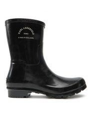 KARL LAGERFELD Kalosze KL47075S Czarny. Czarne kalosze KARL LAGERFELD, bez wzorów, z tworzywa sztucznego, bez zapięcia. Za 369.99 zł.