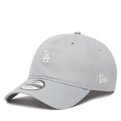 Czapka z daszkiem New Era. Szare czapki z daszkiem New Era, bez wzorów. Za 99.99 zł.