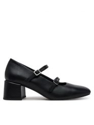 Vagabond Shoemakers Półbuty Adison 5739-101-20 Czarny. Czarne półbuty wsuwane Vagabond Shoemakers, bez wzorów, ze skóry, bez obcasa, na obcasie. Za 429.99 zł.