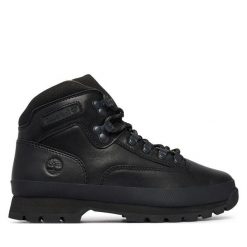 Trekkingi Timberland. Czarne buty trekkingowe Timberland, bez wzorów, bez zapięcia, trekkingowe. Za 649.99 zł.
