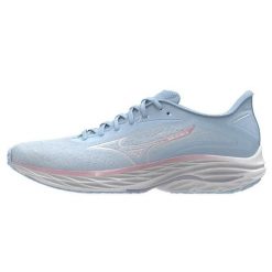 Damskie buty do biegania Mizuno Wave Ultima 16. Niebieskie buty do biegania Mizuno, bez wzorów, z materiału, bez zapięcia, do biegania, mizuno wave. Za 389.99 zł.