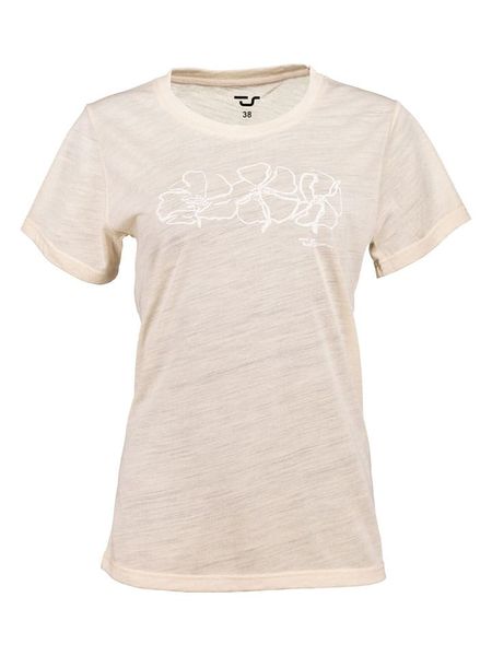 Traunstein Sport Koszulka funkcyjna "Flower" w kolorze beżowym rozmiar: 40. Brązowe t-shirty sportowe Traunstein Sport, bez wzorów, z wełny, bez ramiączek, outdoorowe. Za 170.87 zł.